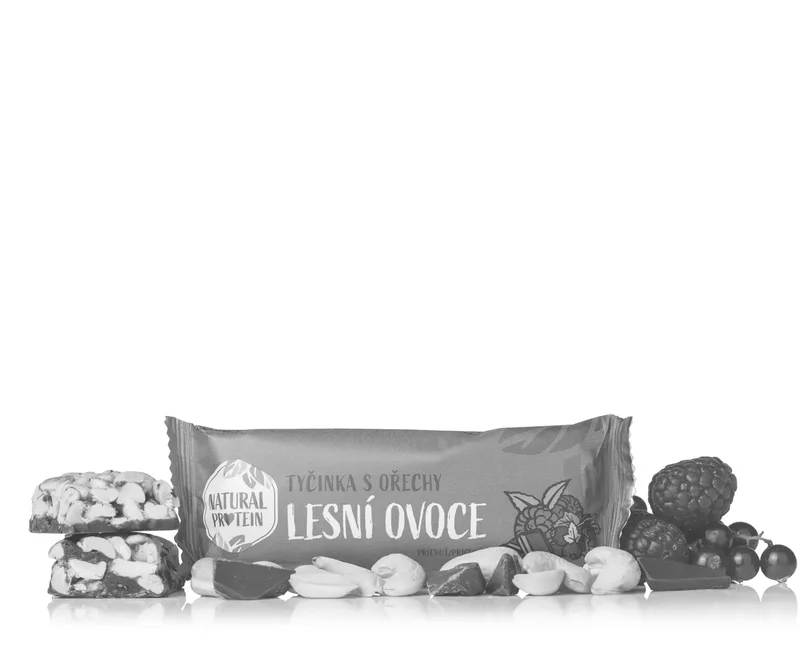 NaturalProtein Tyčinka ořechy - lesní ovoce 40 g